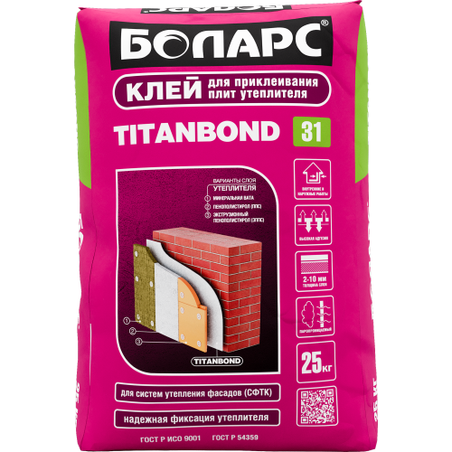 Клей TITANBOND БОЛАРС 25 кг