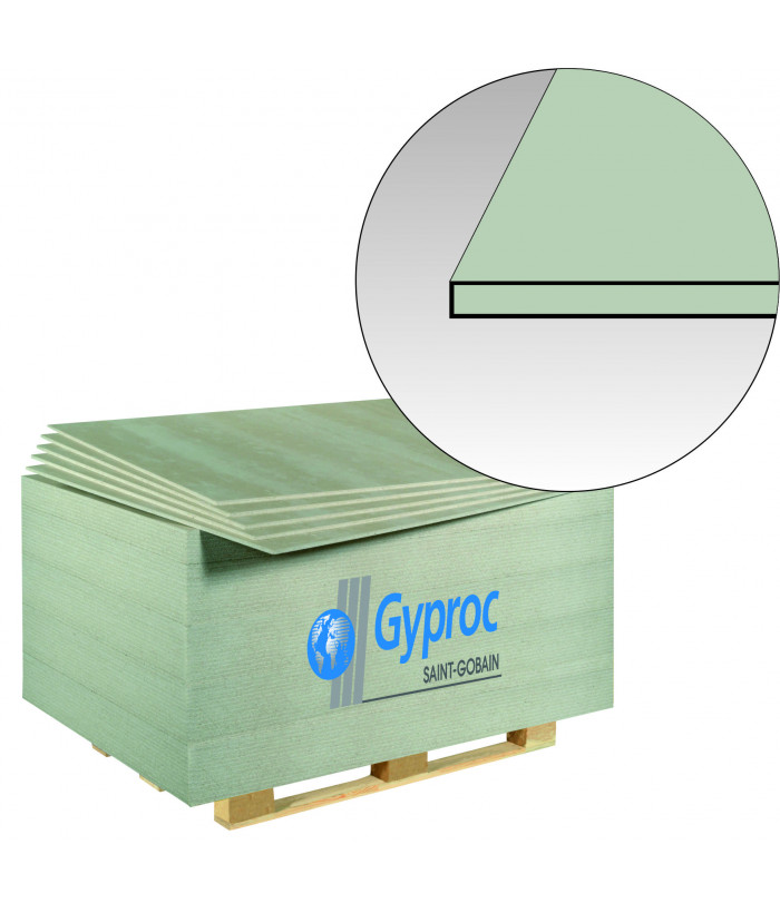 ГВЛ-ПК GYPROC Ригидур гипсоволокнистый лист повышенной прочности  (1200х2500) 12.5мм